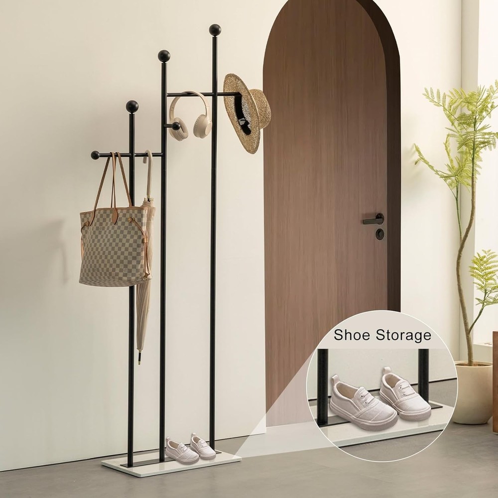 Clothes Rack with Bottom Base, Home Clothes Rack, Standing Clothes Rack
