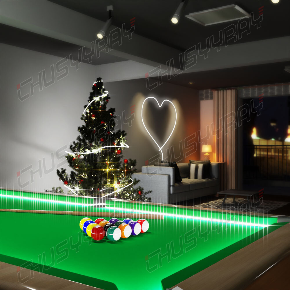 RGB LED Pool & Billiard Table Lighting KIT - light your pool table Felt - BRIGHT