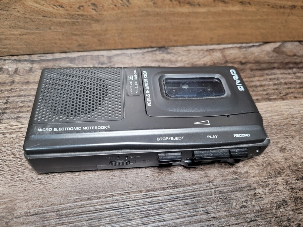 Craig Micro Electronic Notebook Recorder FP501 Tested & Runs Work Read Descr