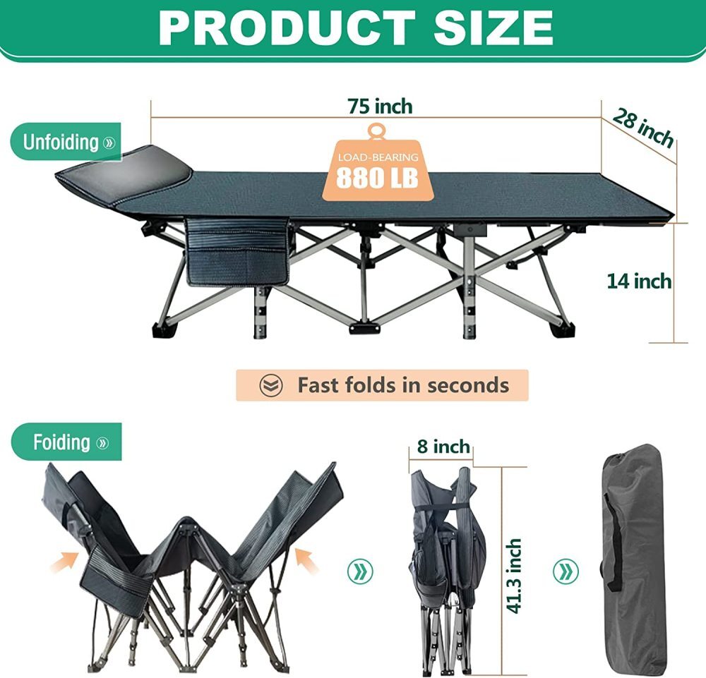 Folding Camping Cots Folding Cot Camping Bed Camp Cot Portable Military Cot