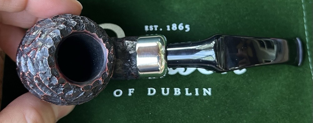 Peterson System Standard Rusticated Bent Apple (303) FISHTAIL Pipe