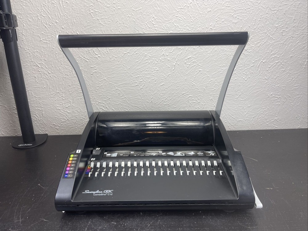 GBC CombBind C12 Binding Machine 12 Sheet Punch & 200 Sheet Binding Capacity