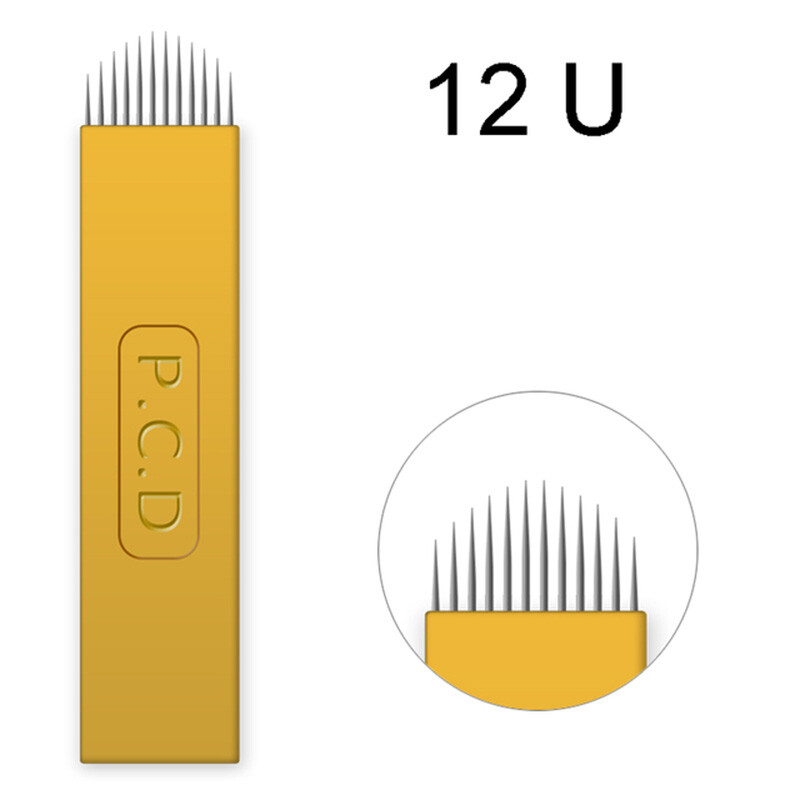 12U shape blades microblading needles Permanent Makeup Eyebrow Tattoo Needle