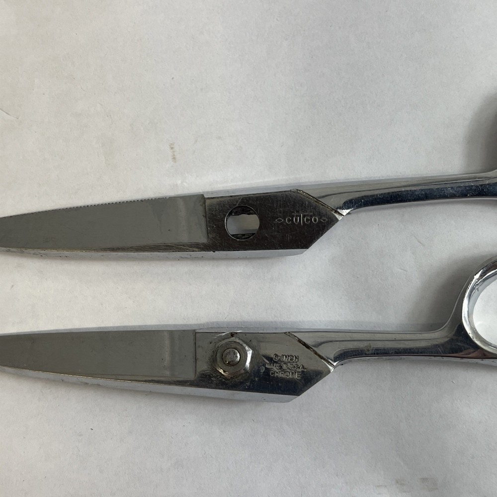 CUTCO CHROME 8” SCISSORS Pull Apart Vintage Nice