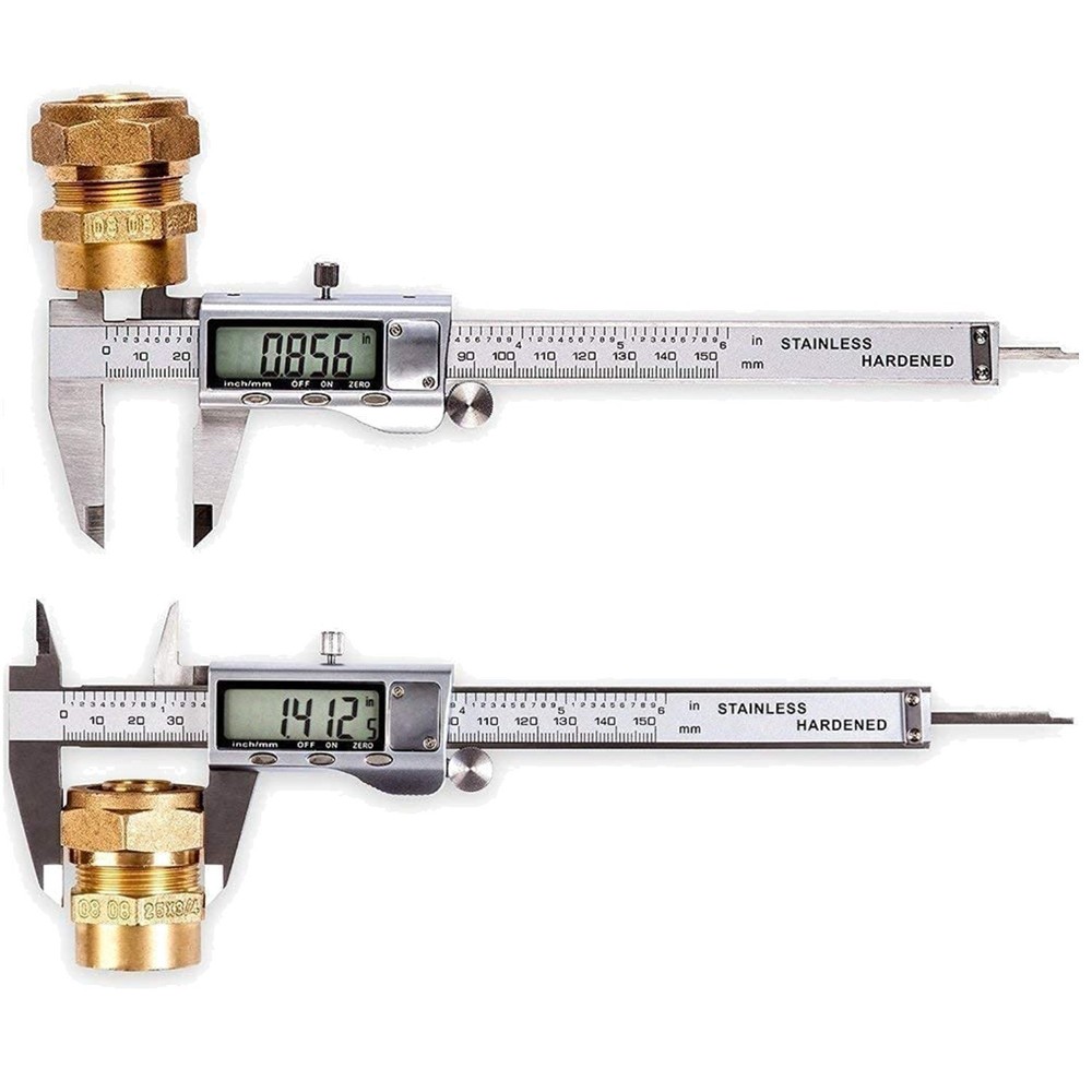Stainless Steel Digital Caliper Auto-Off Feature