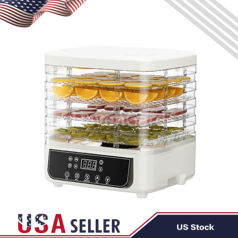 5-Trays Food Dehydrator Machine Adjustable Temperature for Jerky/Fruit/Vegetable