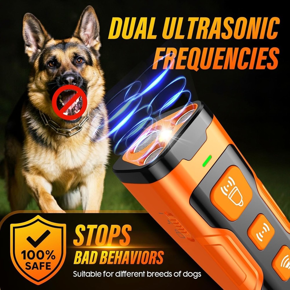 6-in-1 Training Modes Dog Bark Control