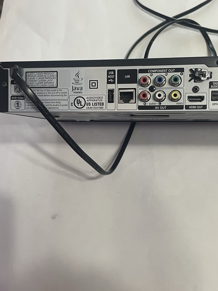 Samsung BD-P1600 Blu-Ray Disc Player Tested Working No Remote. Used