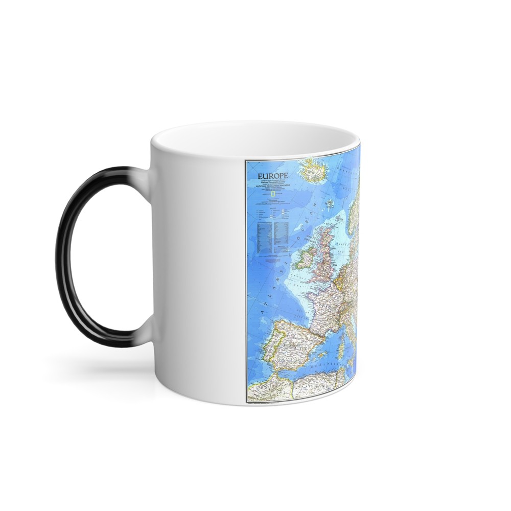 Europe (1983) (Map) Color Changing Mug 11oz