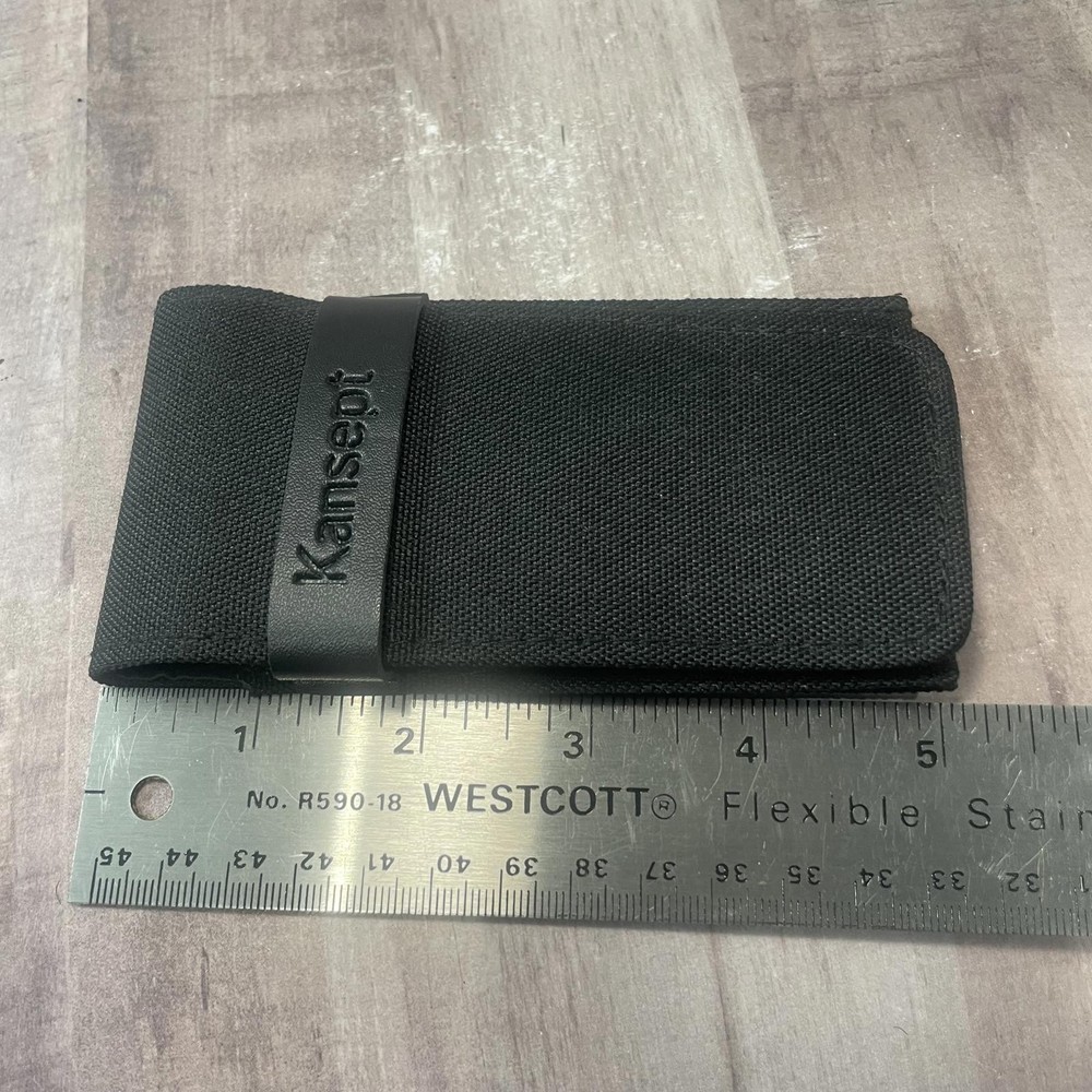 Kansept Knife Case Foldover Black EMPTY