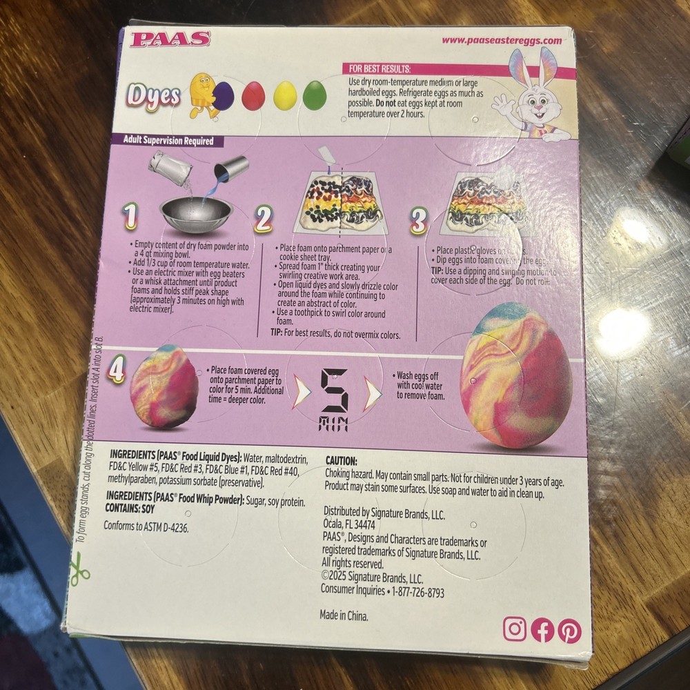 PAAS Color Whip Easter Egg Dye Kit