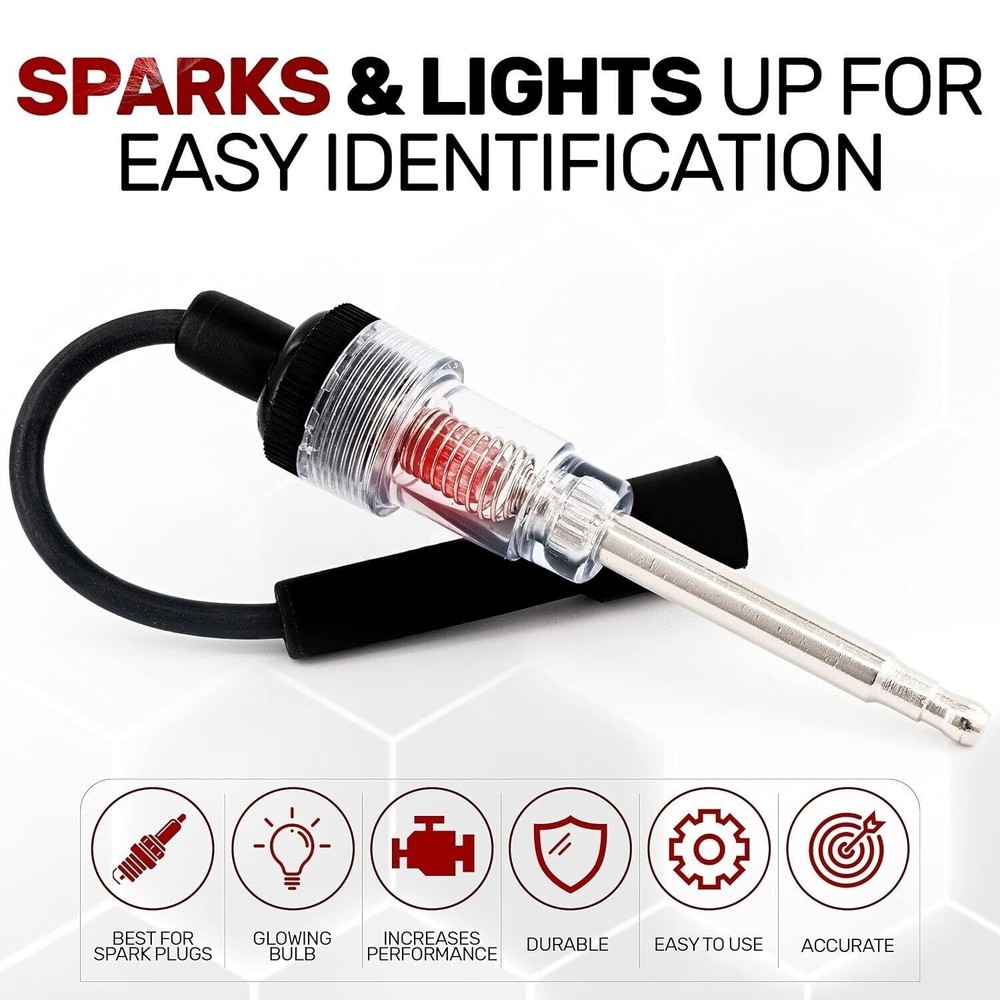 Spark plug Tester Ignition System Coil Engine In Line Auto Diagnostic Test Tools