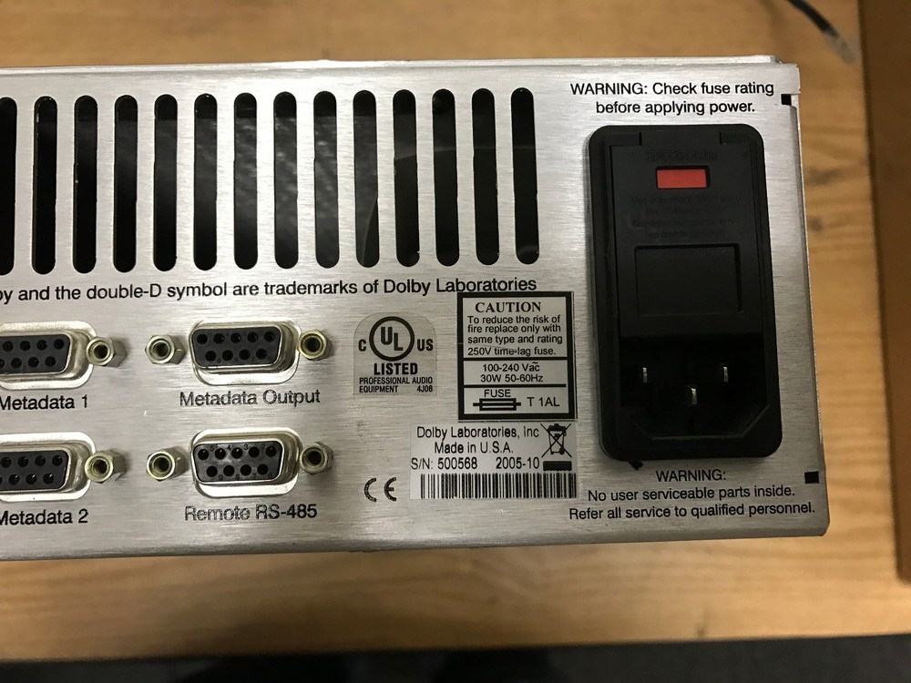 Dolby Digital DP570 Multi-Channel Audio Tool