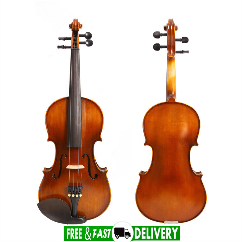4/4 Violin Handmade with Bow Case and Accessories for Student Beginners
