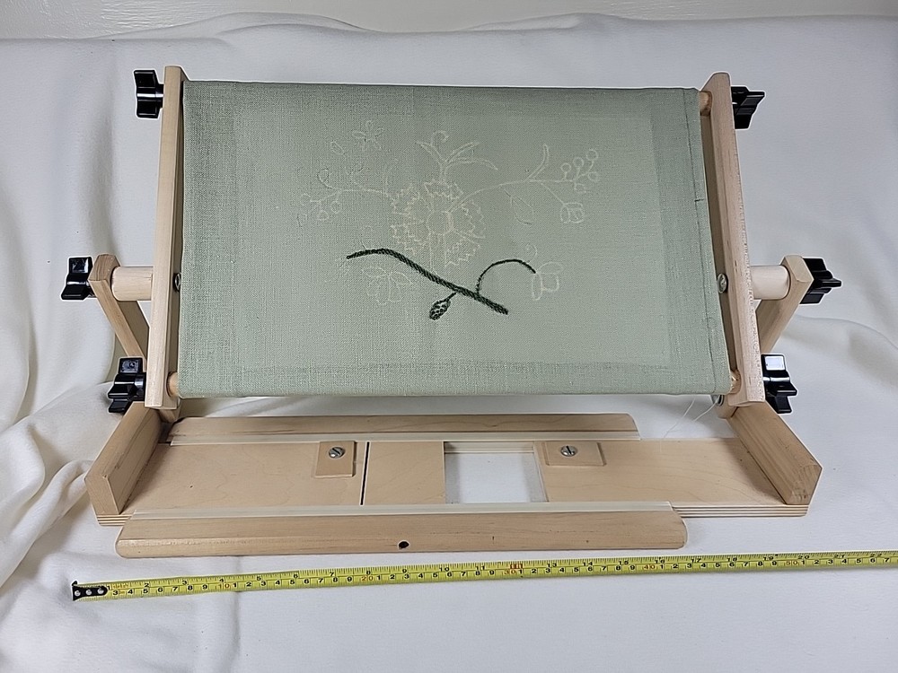 K's Creations Needlework LapFrame Lap Table Base 20" Scroll Frame Adjustable