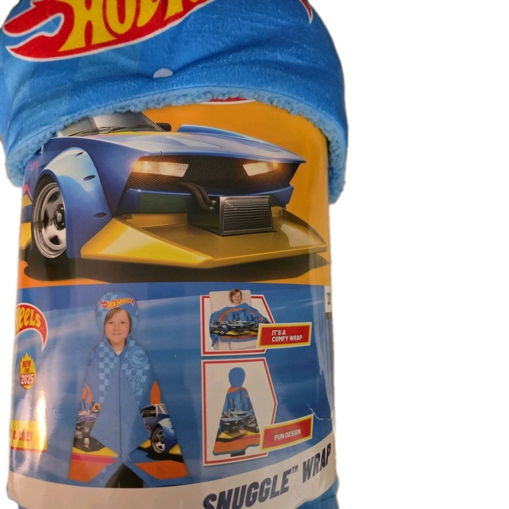 Hot Wheels Hooded Snuggle Wrap