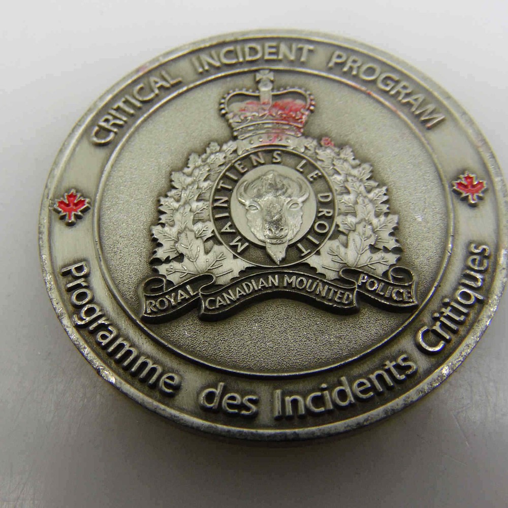 RCMP GRC CBRN FIRST RESPONDER PROGRAM CRITICAL INCIDENT PROGRAM CHALLENGE COIN