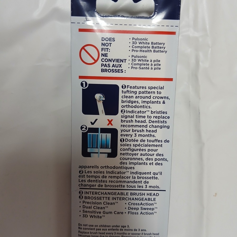 Oral B Interproximal Clean Brush Head Replacement