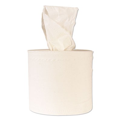 Windsoft WIN1420 Center-Pull Paper Towel Roll 8.6" White 6 Rolls