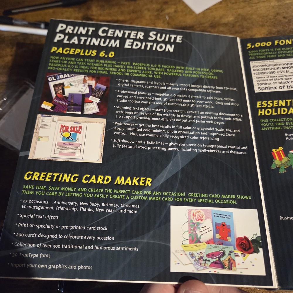 Print Center Suite New For 2003