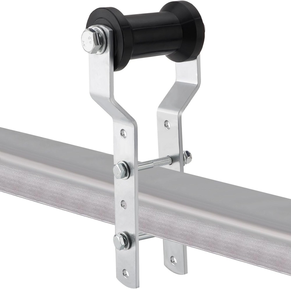 5" Adjustable Rubber Keel Roller with Panel Bracket Assembly for 3" Tongue New