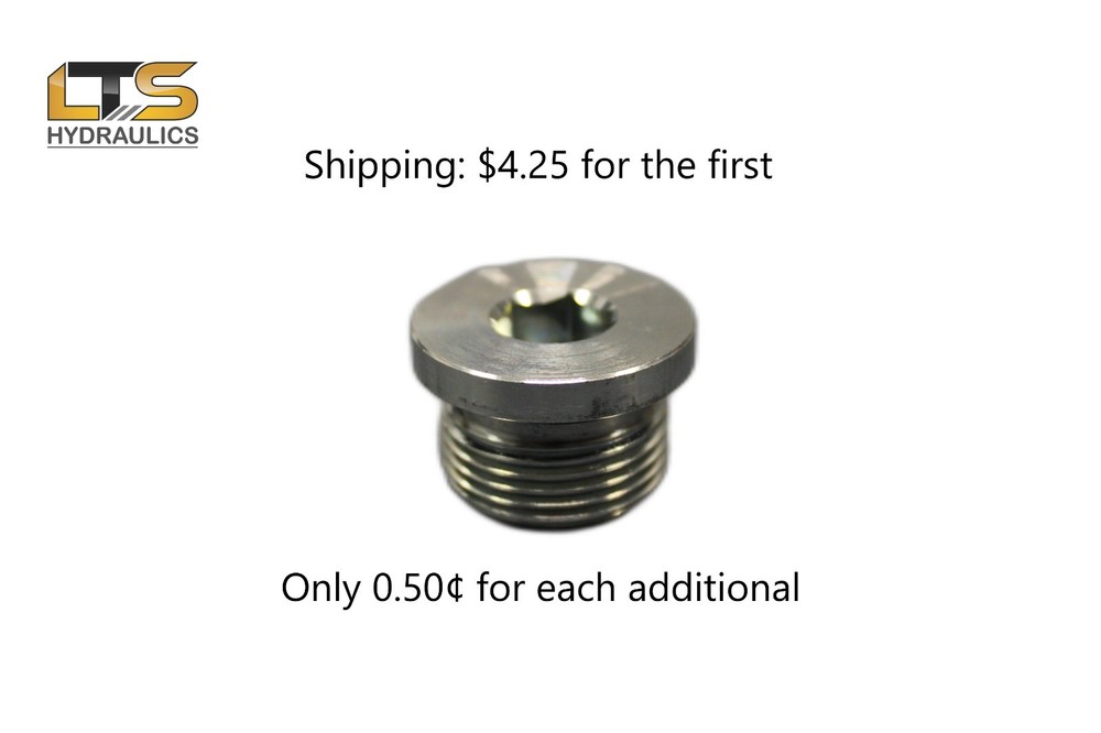 1/8" BSPP British Parallel Pipe Countersunk Plug with Washer 9028-02