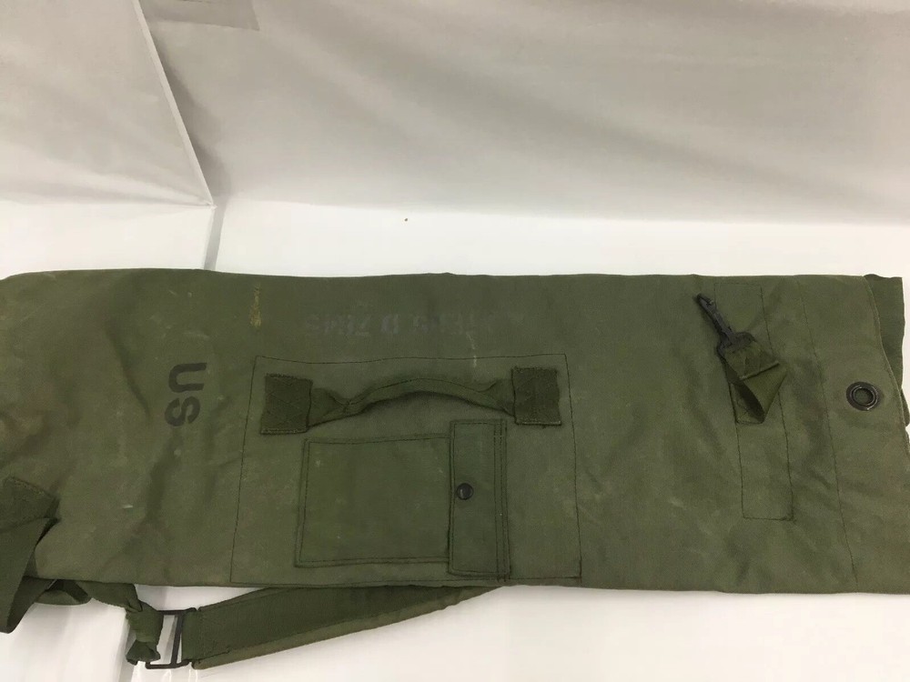 Bag, Duffle, OD Green Issued And Used