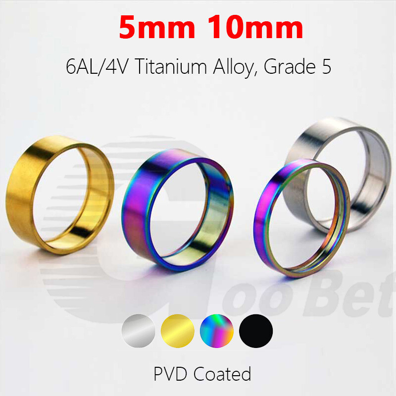 GR5 Titanium MTB Bicycle Headset Spacer Washer Front Stem Fork Spacers 5mm 10mm