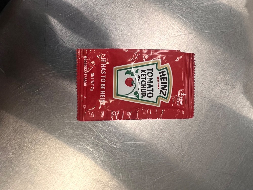 Rare Empty Sealed Ketchup Packet