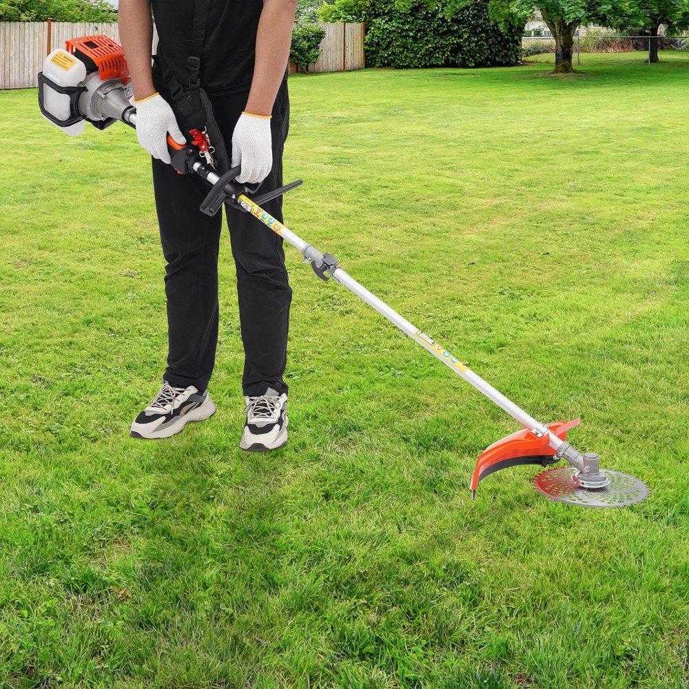 5-in-1 Gas Hedge Trimmer Tool, 52CC 2-Stroke Multi-Functional String Trimmer