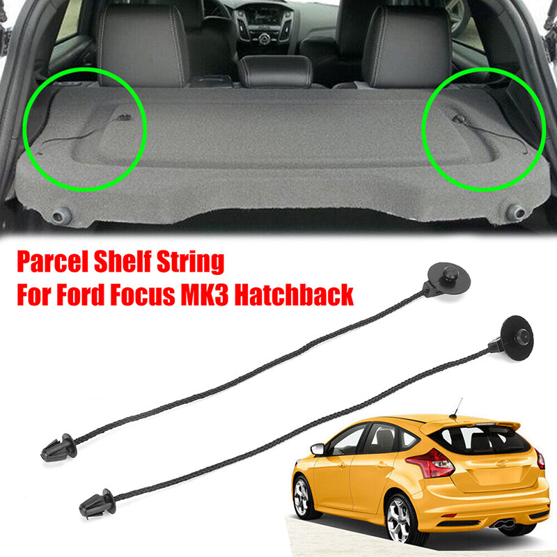 2PCS Parcel Shelf Strap String Fit For Ford Focus Hatchback MK3 2011-2018