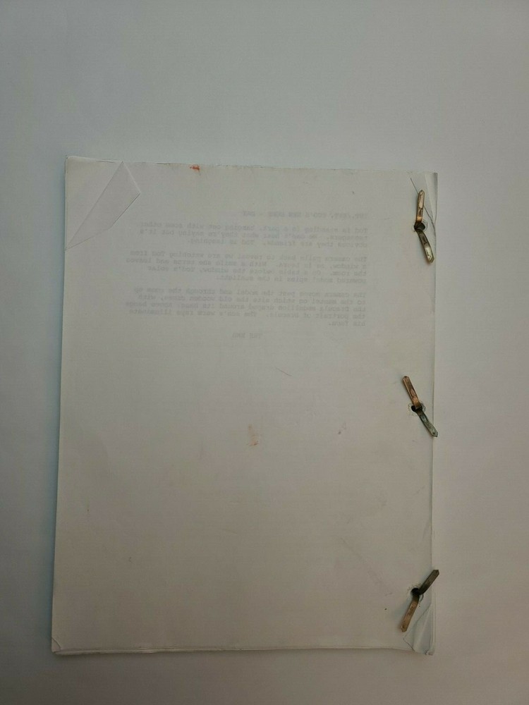 ONLY AT NIGHT / Robert Tinnell 1997 Unproduced Movie Script Screenplay