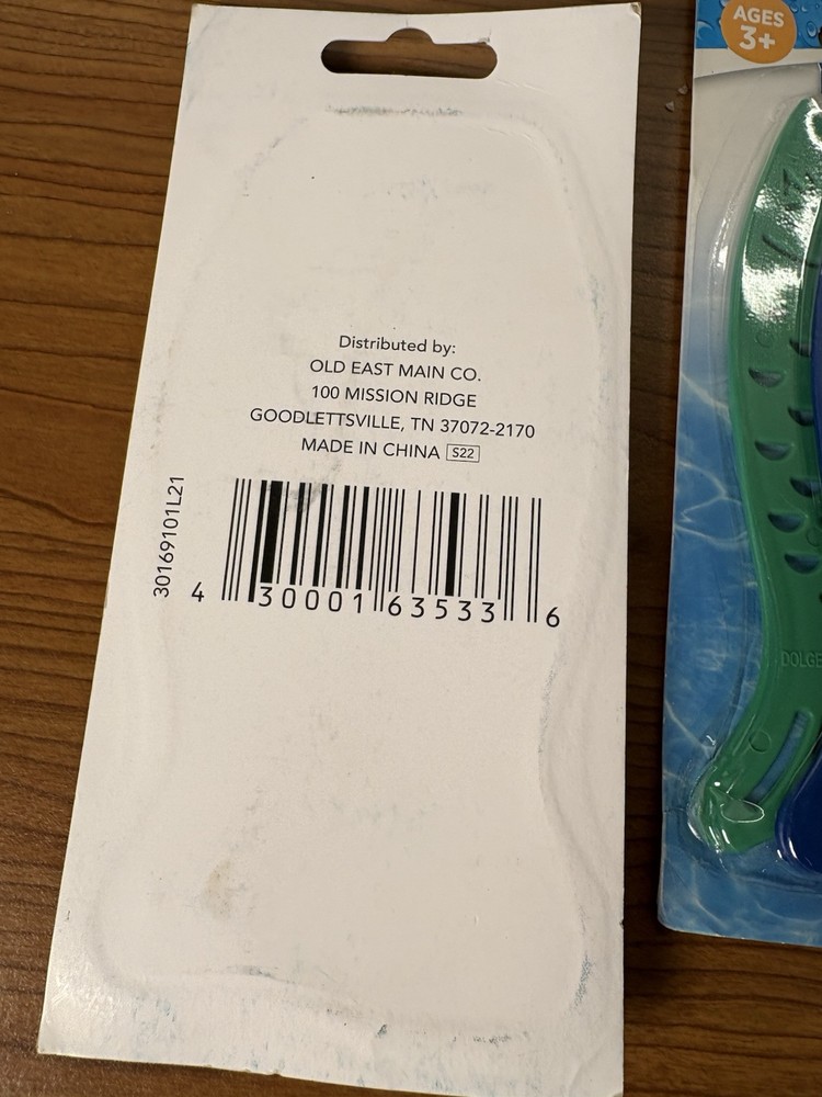 NIP Plastic Dive Fish Water Toys 3 Pack Age 3+