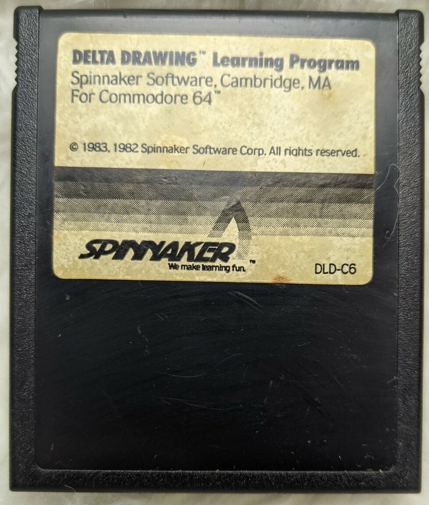Delta Drawing Learning Program Commodore 64 Cartridge