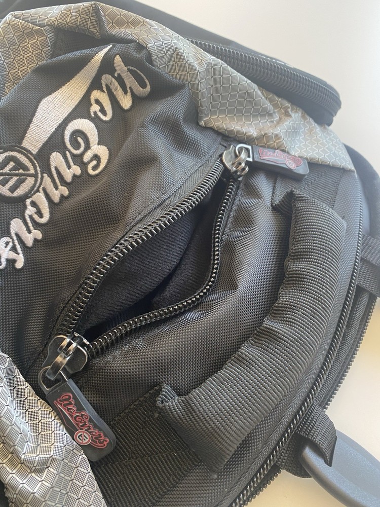 Easton No Errors Black Baseball Backpack With Bat Sleeve. New No Tags.