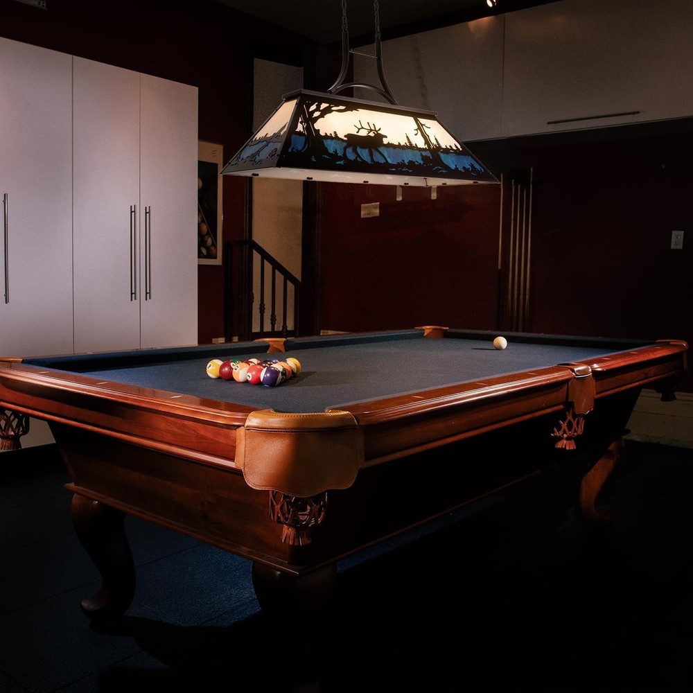 Pool Table Light, Vintage Billiard Lights for Over 7ft 8ft 9ft Pool Table, Sn...