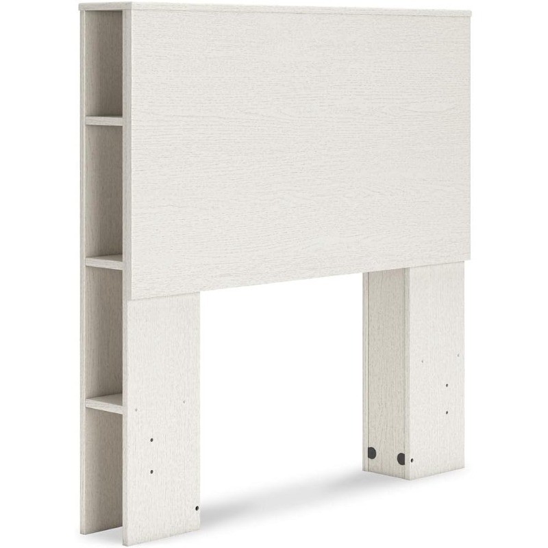 Aprilyn Twin Bookcase Headboard, Whitewash