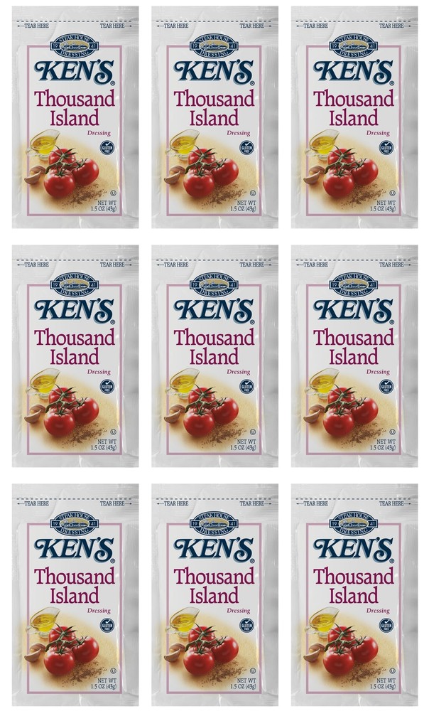20 Count | Salad Dressing Packets | Individual Single Serve Salad Dressing