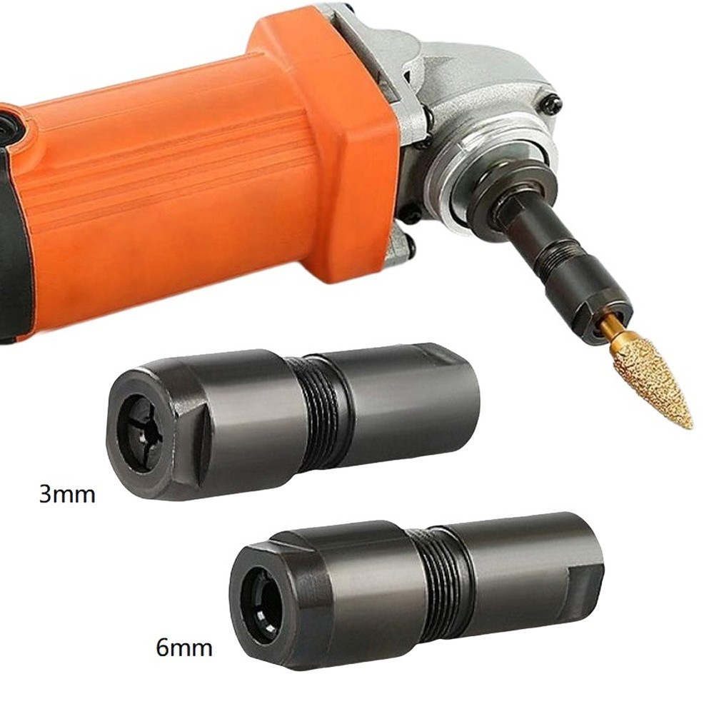 2pc 100-type Angle Grinder Modified Adapter to Straight Grinder Chuck M10 Thread