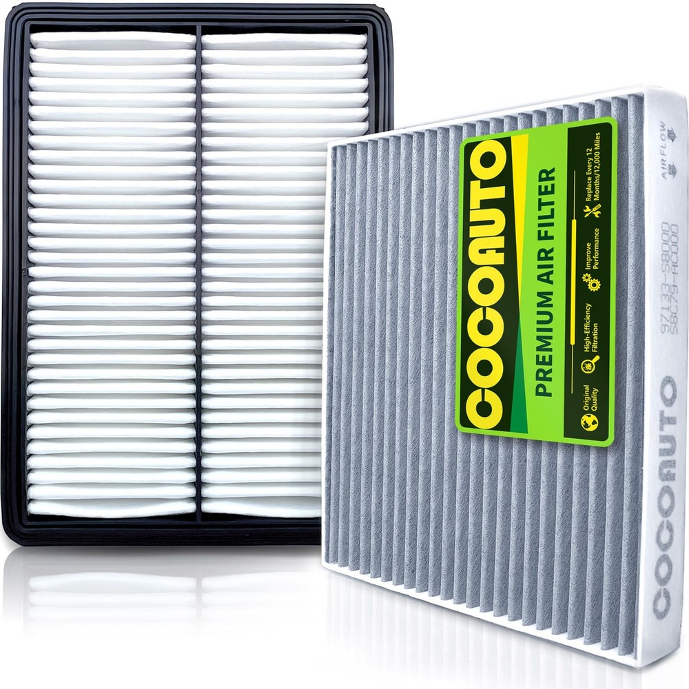 COCOAUTO Engine & Cabin Air Filter Kit for Palisade (2020-2025), Replace...