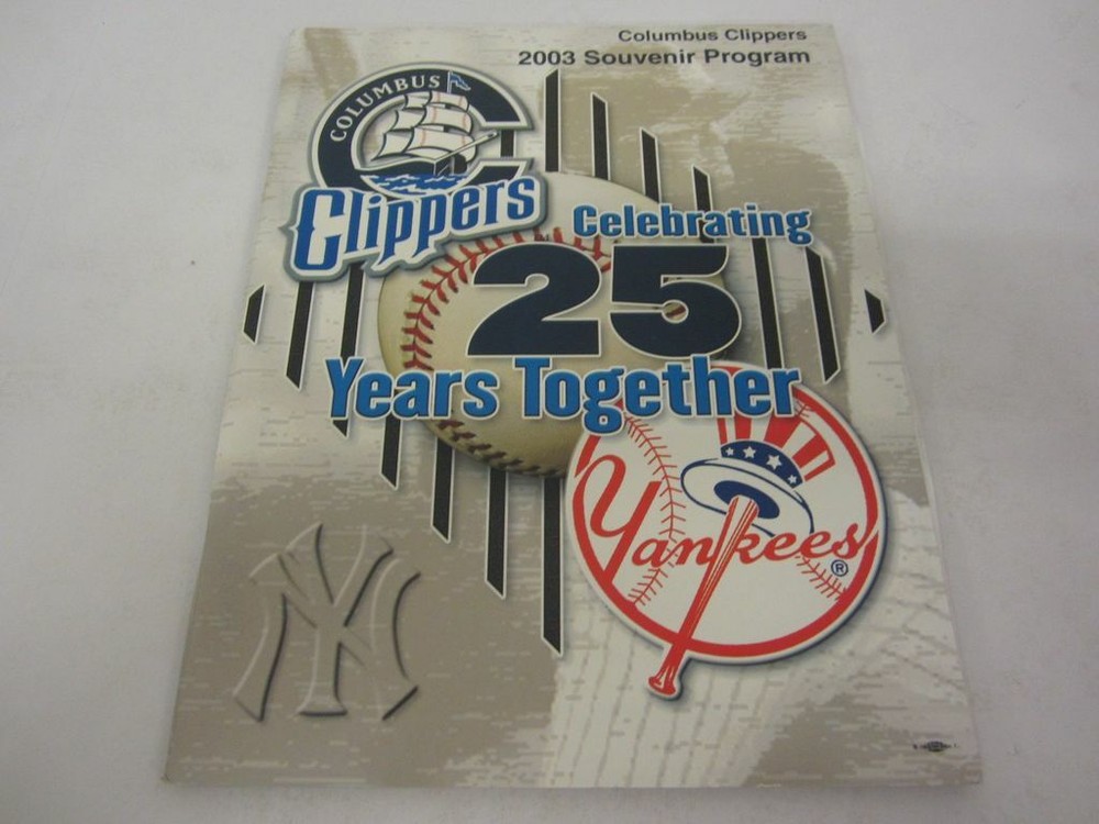 2003 Columbus Clippers v Durham Bulls Minor League Baseball Program