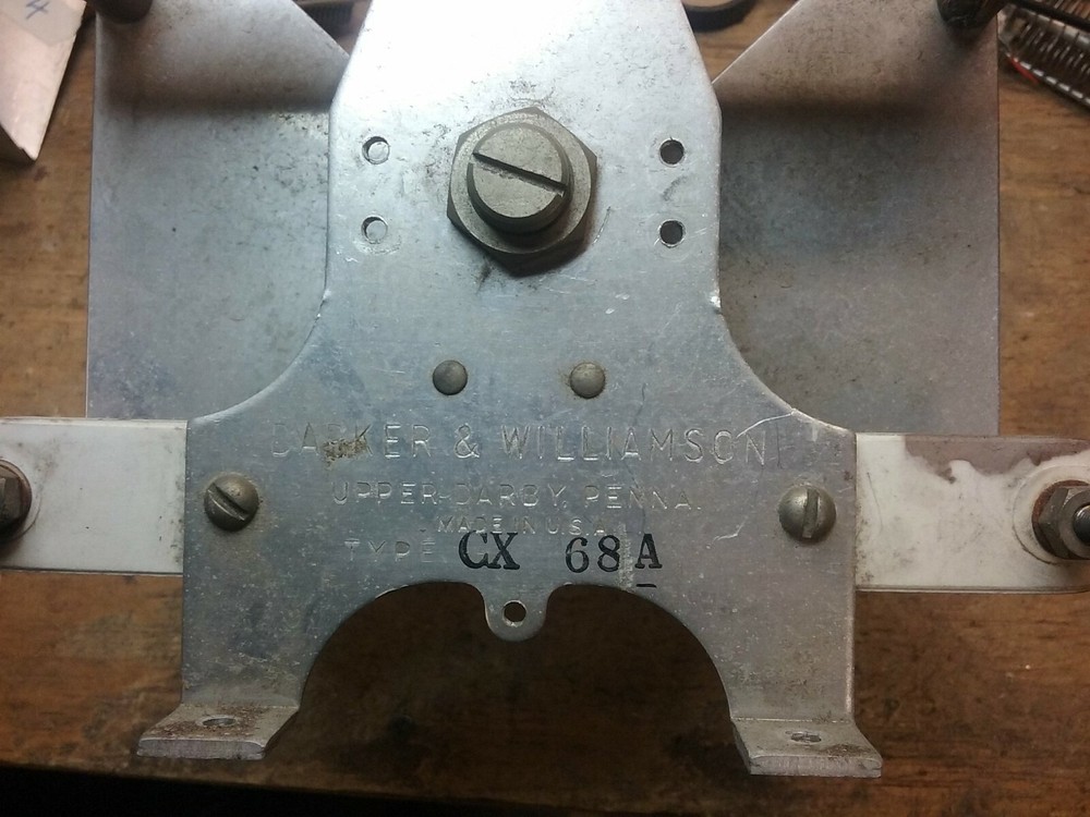 Barker Williamson Capacitors Air Variable Plate Tuning Cap cx68A