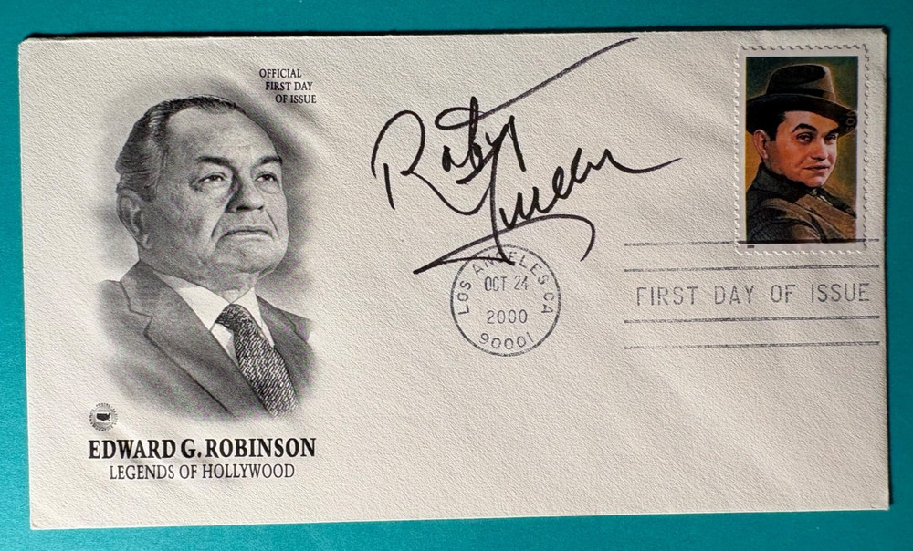 SIGNED  ROBERT FULLER FDC AUTOGRAPHED FIRST DAY COVER - EMERGENCY