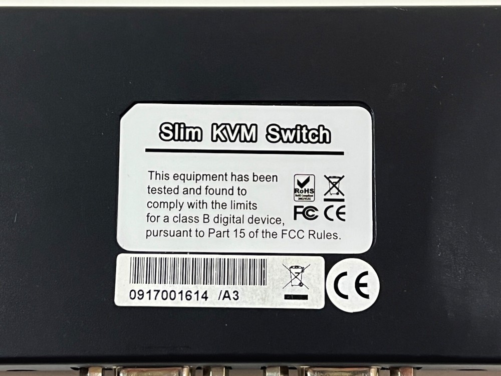 Intellinet Slim KVM Switch (SEE PHOTOS)