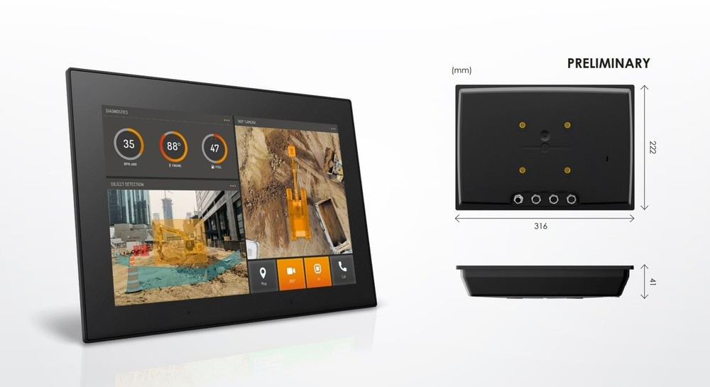 CrossControl CCpilot V1200 4CAN WiFi & Bluetooth  I.MX 8 BASED DISPLAY  COMPUTER
