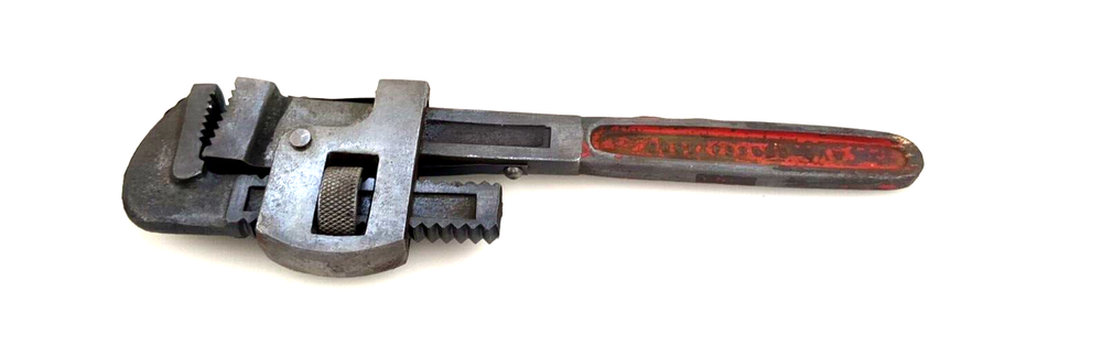 Vintage Japan Pipe Monkey Wrench Hand Tool 10" Adjustable
