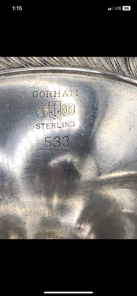 Gorham Sterling 533 Solid Silver 925