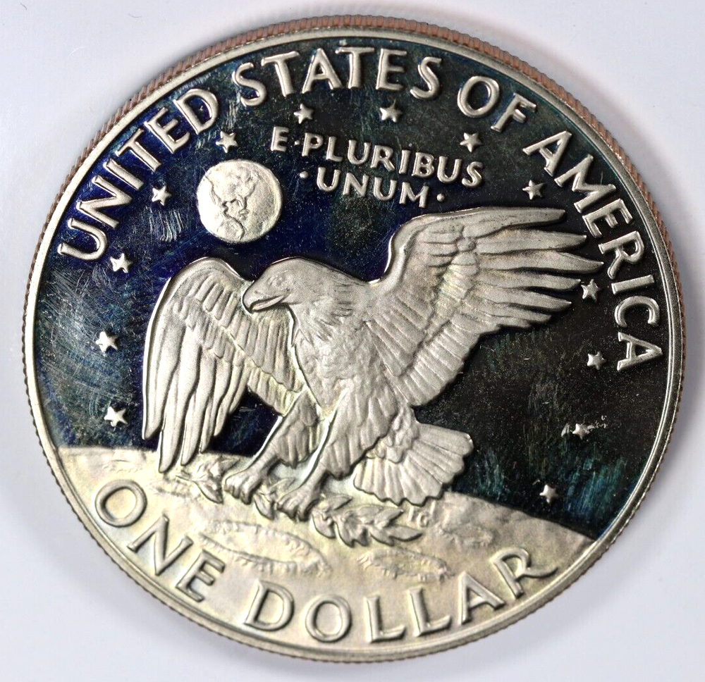 1978-S Eisenhower Dollar Proof Toned