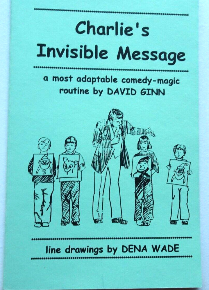 MAGIC - Charlie's Invisible Message by David Ginn - comedy