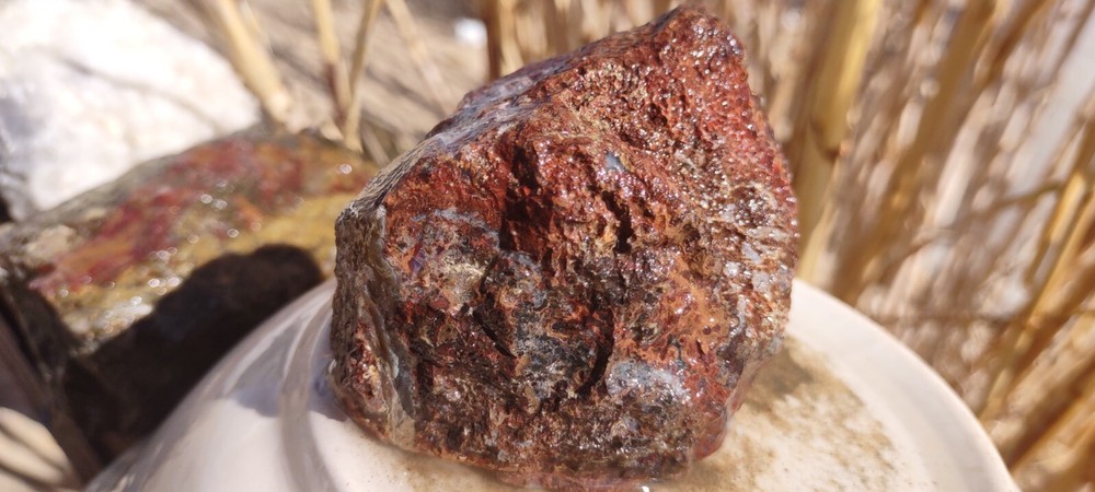 Specimen Blue Chalcedony Beautiful Agate Geode Collector Special